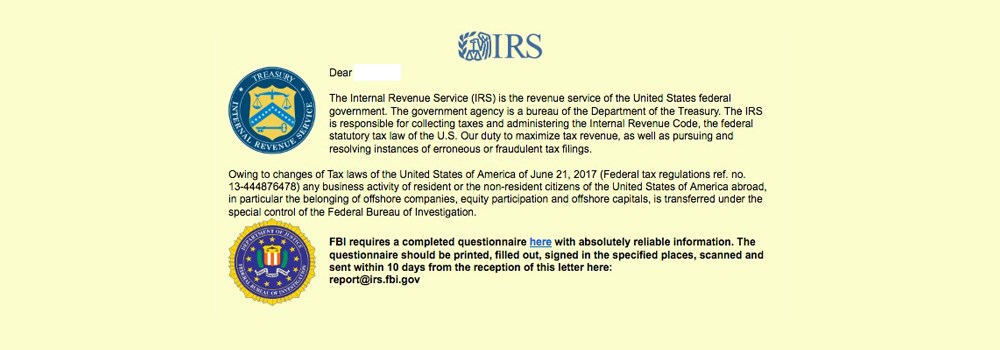 IRS Warns of Emails Spreading Ransomware